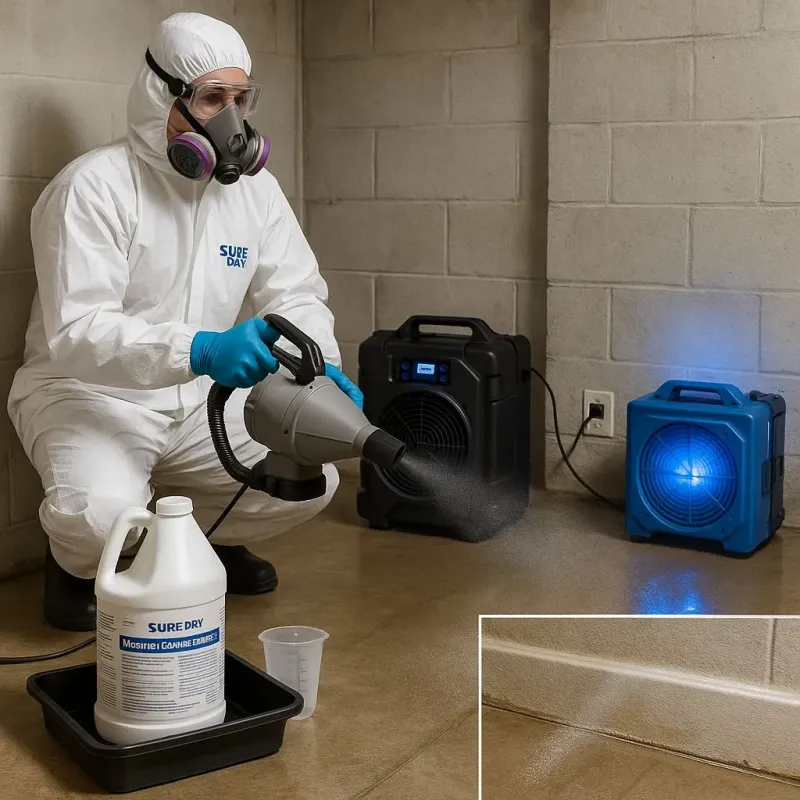 Sanitization and Odor Removal process in North Brooksville, FL