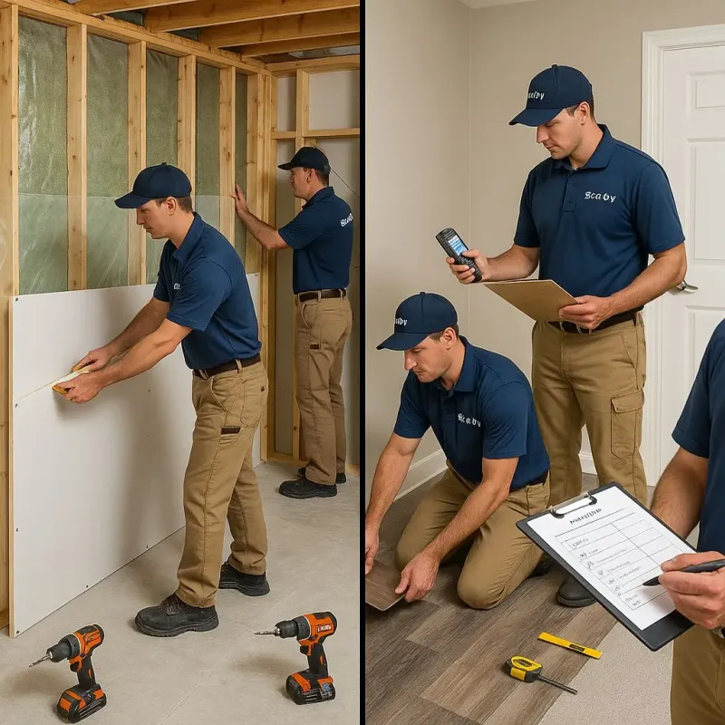 Repairs and Reconstruction process in North Brooksville, FL