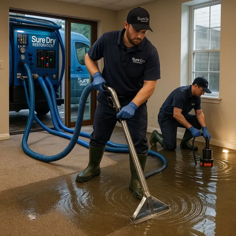 Water Extraction and Removal process in North Brooksville, FL